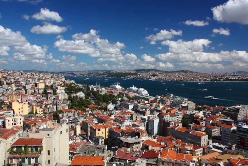 Galata Kulesi'nden İstanbul manzarası