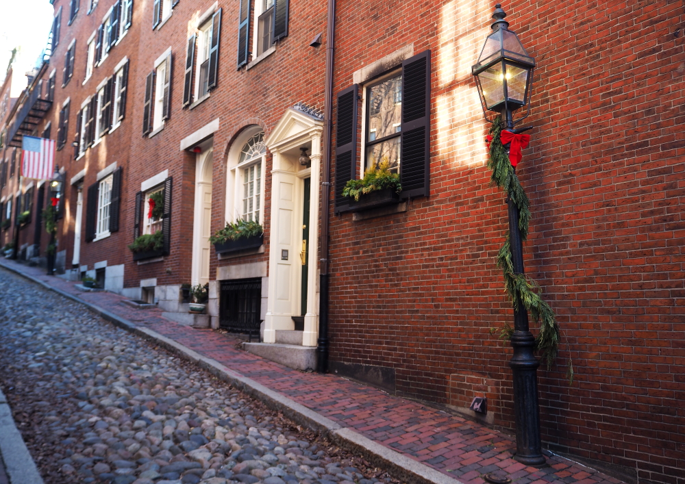 Acorn Street - tarihi Boston şehrinin en çok fotoğraflanan sokağı